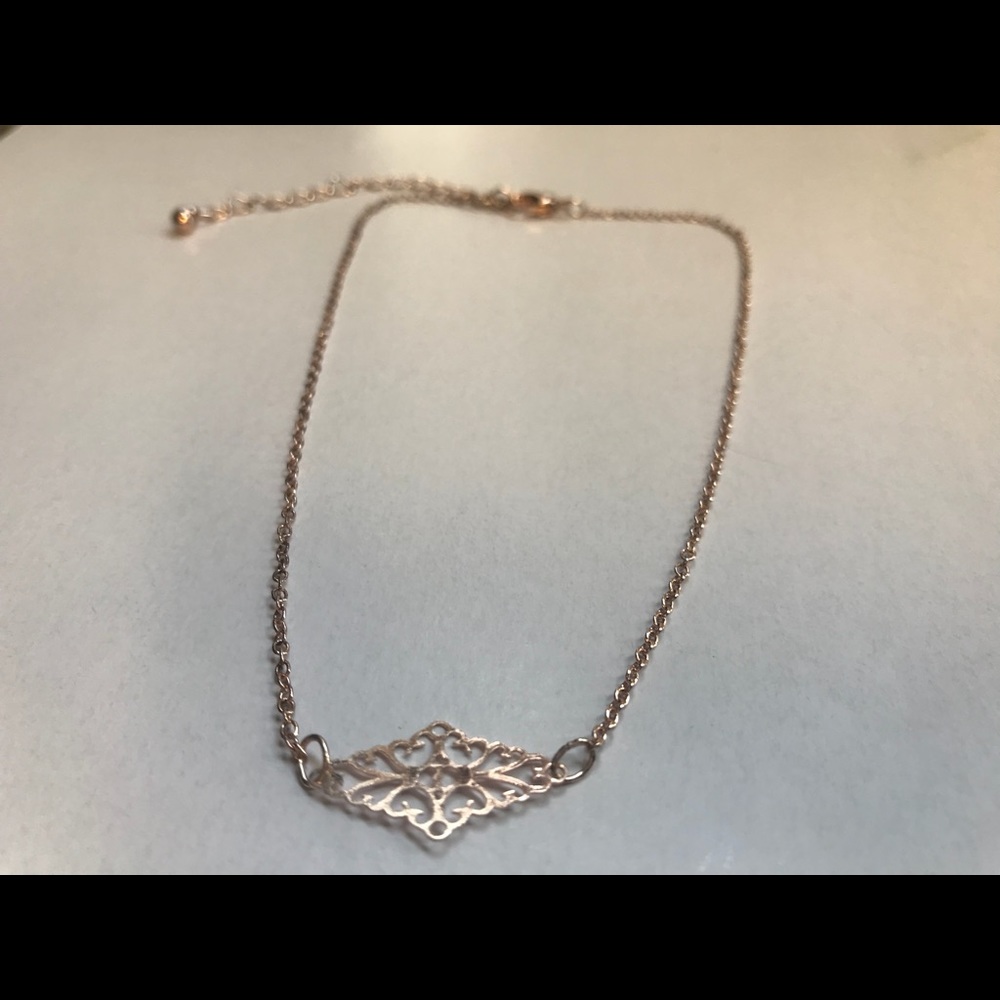 Rose Gold Choker Necklace